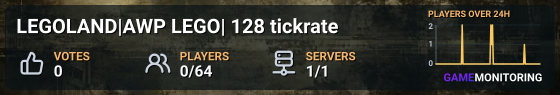 LEGOLAND|AWP LEGO| 128 tickrate