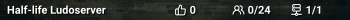 Half-life Ludoserver