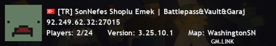 [TR] SonNefes Shoplu Emek | Battlepass&Vault&Garaj