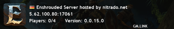 Enshrouded Server hosted by nitrado.net