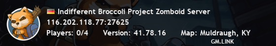 Indifferent Broccoli Project Zomboid Server