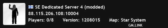 SE Dedicated Server 4 (modded)