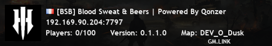 [BSB] Blood Sweat & Beers | Powered By Qonzer