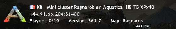 KB   Mini cluster Ragnarok en Aquatica  H5 T5 XPx10