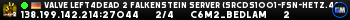 Valve Left4Dead 2 Falkenstein Server (srcds1001-fsn-hetz.421.30