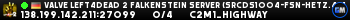 Valve Left4Dead 2 Falkenstein Server (srcds1004-fsn-hetz.421.85