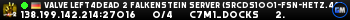 Valve Left4Dead 2 Falkenstein Server (srcds1001-fsn-hetz.421.2)
