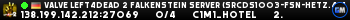 Valve Left4Dead 2 Falkenstein Server (srcds1003-fsn-hetz.421.55