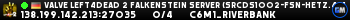 Valve Left4Dead 2 Falkenstein Server (srcds1002-fsn-hetz.421.21