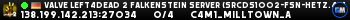 Valve Left4Dead 2 Falkenstein Server (srcds1002-fsn-hetz.421.20