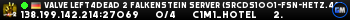 Valve Left4Dead 2 Falkenstein Server (srcds1001-fsn-hetz.421.55