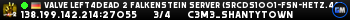 Valve Left4Dead 2 Falkenstein Server (srcds1001-fsn-hetz.421.41