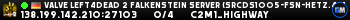 Valve Left4Dead 2 Falkenstein Server (srcds1005-fsn-hetz.421.89