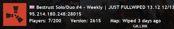 Bestrust Solo/Duo #4 - Weekly | JUST FULLWIPED 13.12 12/13