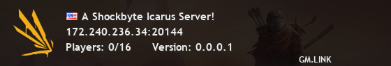 A Shockbyte Icarus Server!