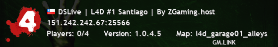 DSLive | L4D #1 Santiago | By ZGaming.host