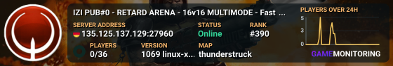 IZI PUB#0 - RETARD ARENA - 16v16 MULTIMODE - Fast & Retard