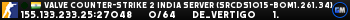 Valve Counter-Strike 2 india Server (srcds1015-bom1.261.34)