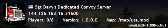 Sgt Davy's Dedicated Convoy Server