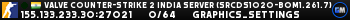 Valve Counter-Strike 2 india Server (srcds1020-bom1.261.7)
