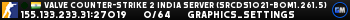 Valve Counter-Strike 2 india Server (srcds1021-bom1.261.5)