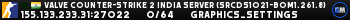 Valve Counter-Strike 2 india Server (srcds1021-bom1.261.8)