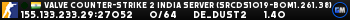 Valve Counter-Strike 2 india Server (srcds1019-bom1.261.38)