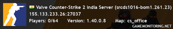 Valve Counter-Strike 2 india Server (srcds1016-bom1.261.23)