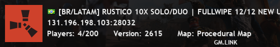 [BR/LATAM] RUSTICO 10X SOLO/DUO | FULLWIPE 12/12 NEW UPDATE!