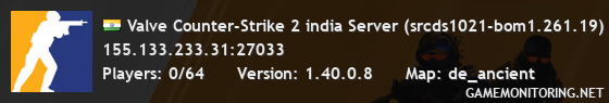 Valve Counter-Strike 2 india Server (srcds1021-bom1.261.19)