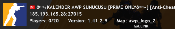 🟢KALENDER AWP SUNUCUSU [PRIME ONLY🎫] [Anti-Cheat🛂]