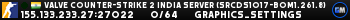 Valve Counter-Strike 2 india Server (srcds1017-bom1.261.8)