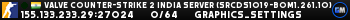 Valve Counter-Strike 2 india Server (srcds1019-bom1.261.10)