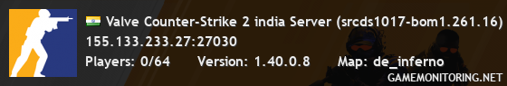 Valve Counter-Strike 2 india Server (srcds1017-bom1.261.16)