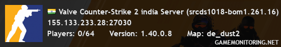 Valve Counter-Strike 2 india Server (srcds1018-bom1.261.16)