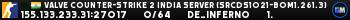 Valve Counter-Strike 2 india Server (srcds1021-bom1.261.3)