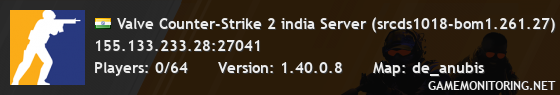 Valve Counter-Strike 2 india Server (srcds1018-bom1.261.27)