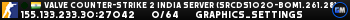 Valve Counter-Strike 2 india Server (srcds1020-bom1.261.28)
