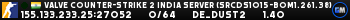 Valve Counter-Strike 2 india Server (srcds1015-bom1.261.38)