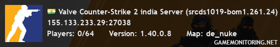 Valve Counter-Strike 2 india Server (srcds1019-bom1.261.24)