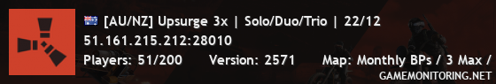 [AU/NZ] Upsurge 3x | Solo/Duo/Trio | 15/5