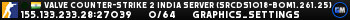 Valve Counter-Strike 2 india Server (srcds1018-bom1.261.25)
