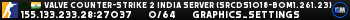 Valve Counter-Strike 2 india Server (srcds1018-bom1.261.23)