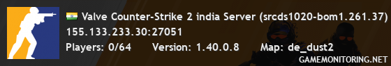 Valve Counter-Strike 2 india Server (srcds1020-bom1.261.37)