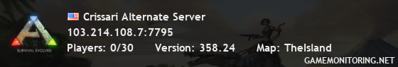 Crissari Alternate Server