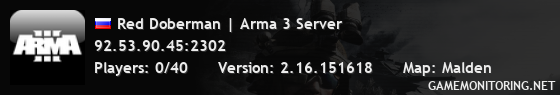 Red Doberman | Arma 3 Server
