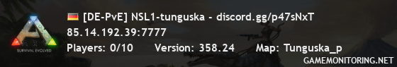 [DE-PvE] NSL1-tunguska - discord.gg/p47sNxT