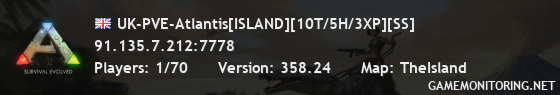 UK-PVE-Atlantis[ISLAND][10T/5H/3XP][SS]