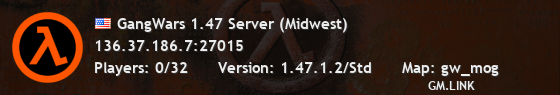 GangWars 1.47 Server (Midwest)