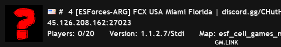 #  4 [ESForces-ARG] FCX USA Miami Florida | discord.gg/CHutHKdFwr